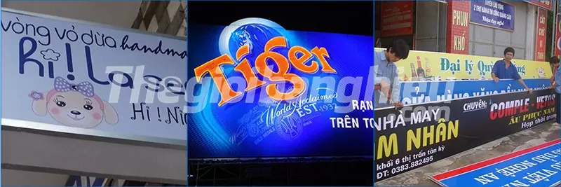 Thiết kế – thi công bảng hiệu