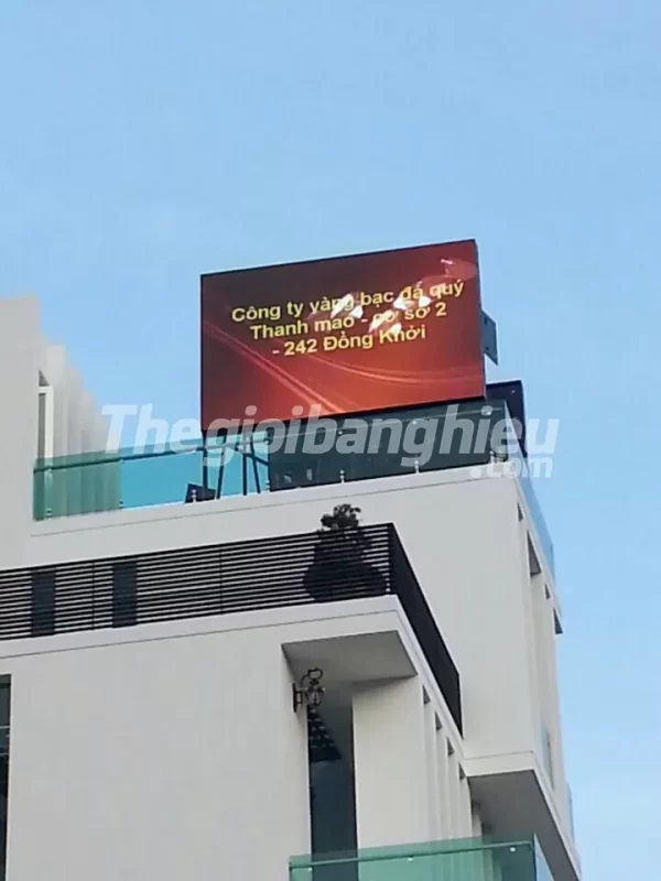 Thiết kế – thi công bảng hiệu