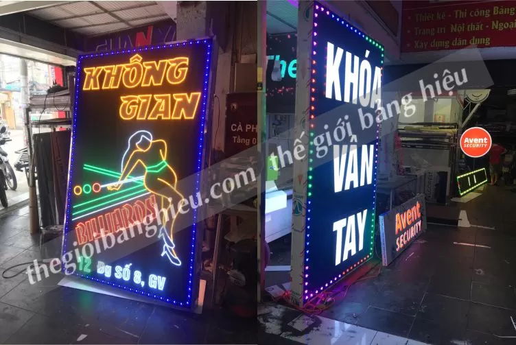 Thiết kế – thi công bảng hiệu