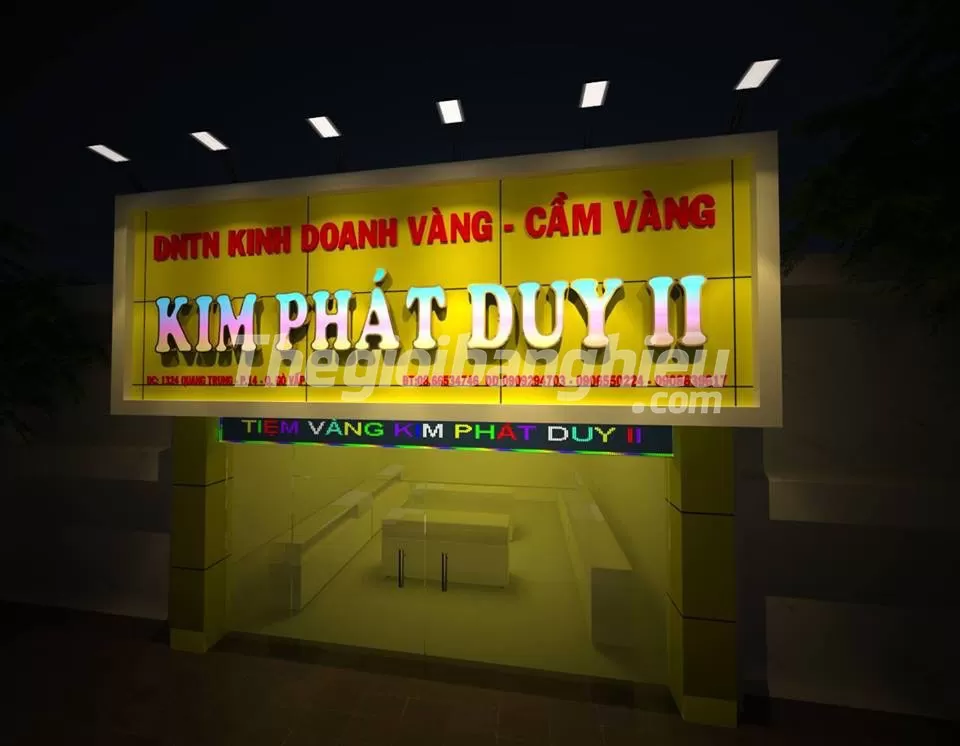 Thiết kế – thi công bảng hiệu