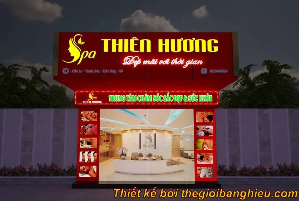 Thiết kế – thi công bảng hiệu