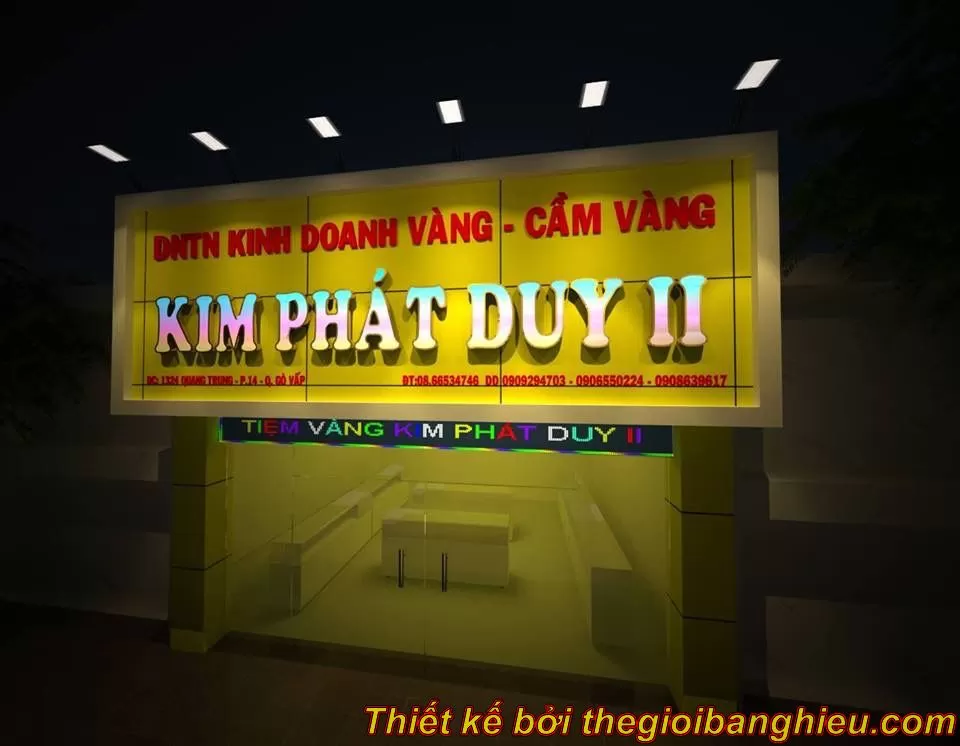 Thiết kế – thi công bảng hiệu
