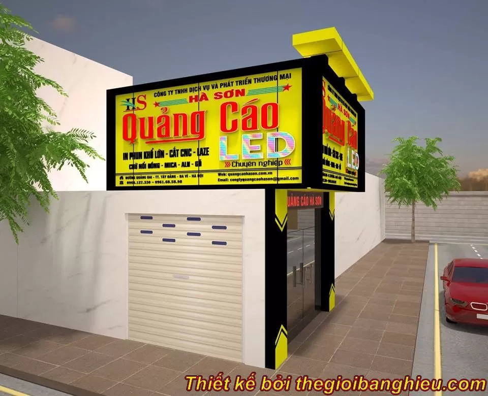 Thiết kế – thi công bảng hiệu