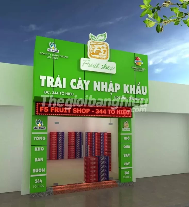 Thiết kế – thi công bảng hiệu