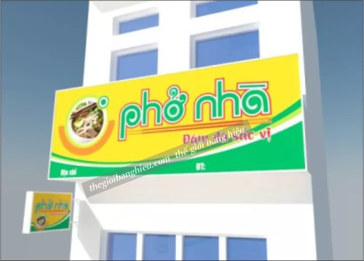 Thiết kế – thi công bảng hiệu
