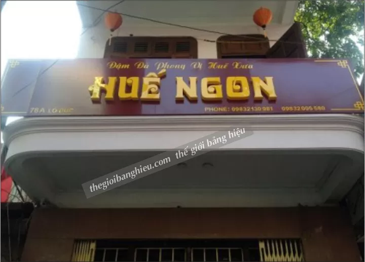 Thiết kế – thi công bảng hiệu