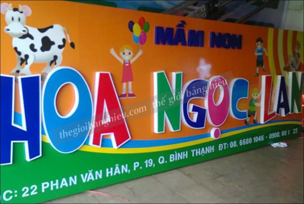 Thiết kế – thi công bảng hiệu