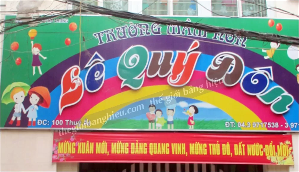 Thiết kế – thi công bảng hiệu