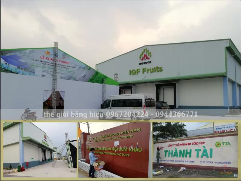 Thiết kế – thi công bảng hiệu