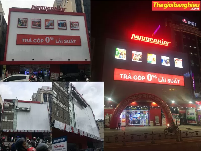 Thiết kế – thi công bảng hiệu