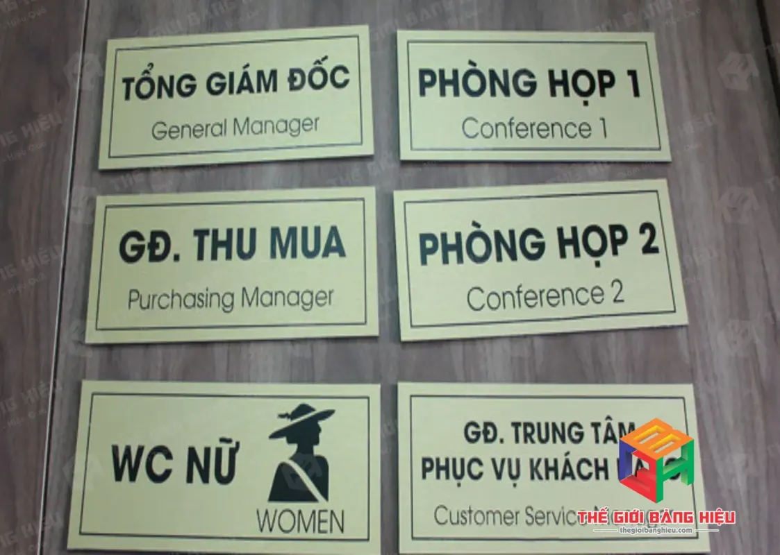 Thiết kế – thi công bảng hiệu