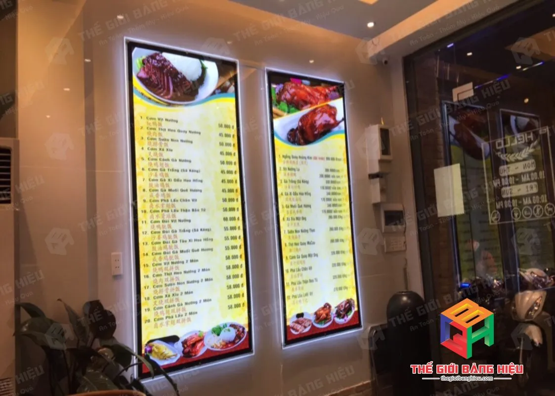 Thiết kế – thi công bảng hiệu