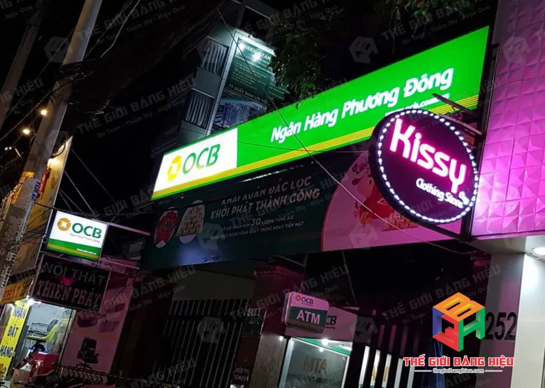 Thiết kế – thi công bảng hiệu