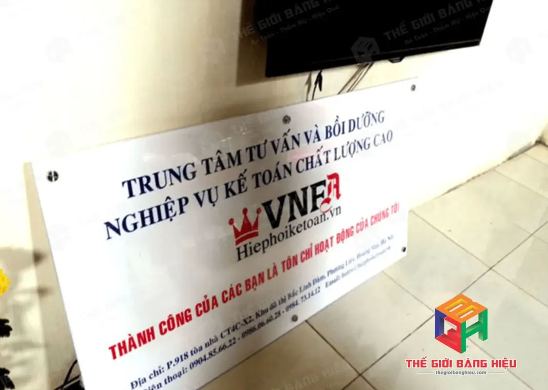 Thiết kế – thi công bảng hiệu