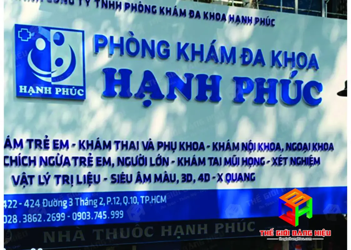 Thiết kế – thi công bảng hiệu