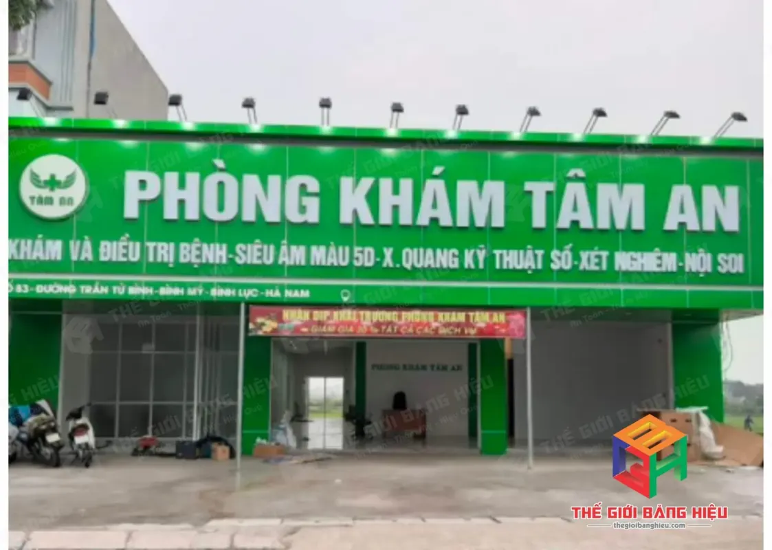 Thiết kế – thi công bảng hiệu