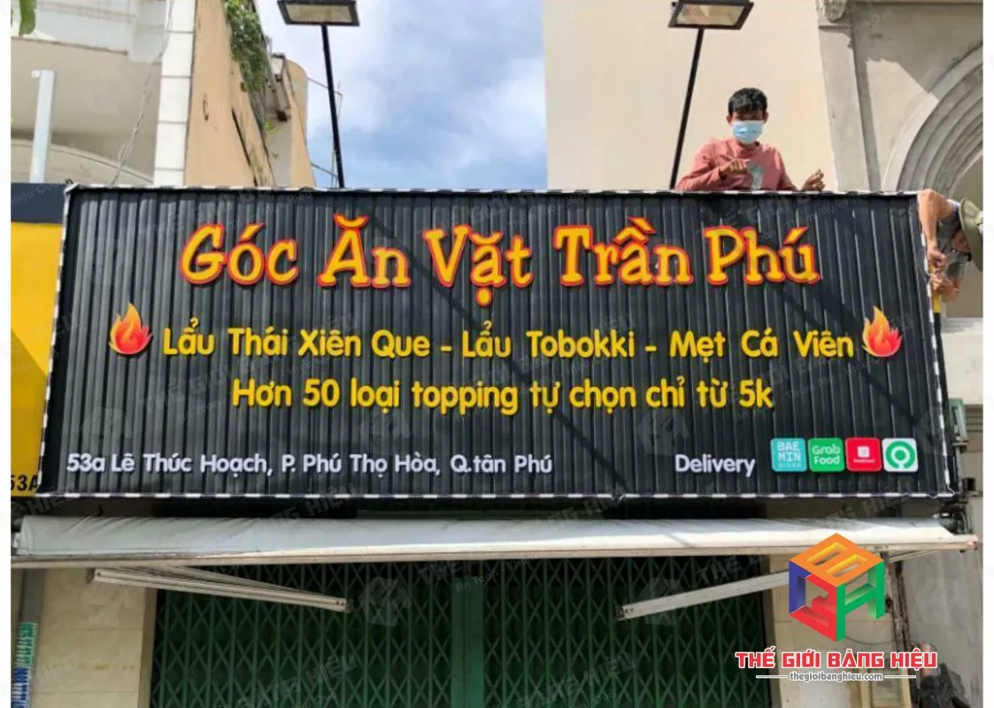 Thiết kế – thi công bảng hiệu