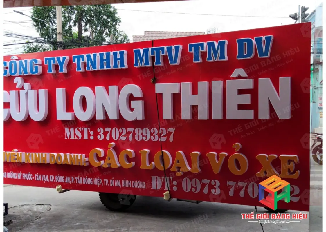 Thiết kế – thi công bảng hiệu
