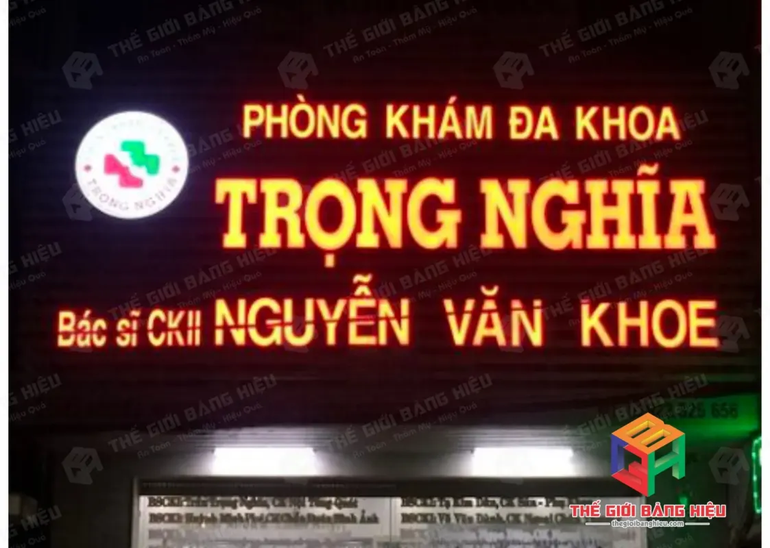 Thiết kế – thi công bảng hiệu