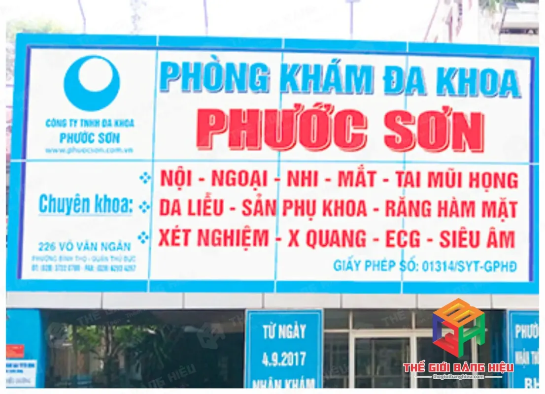 Thiết kế – thi công bảng hiệu