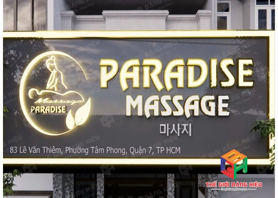Thiết kế – thi công bảng hiệu
