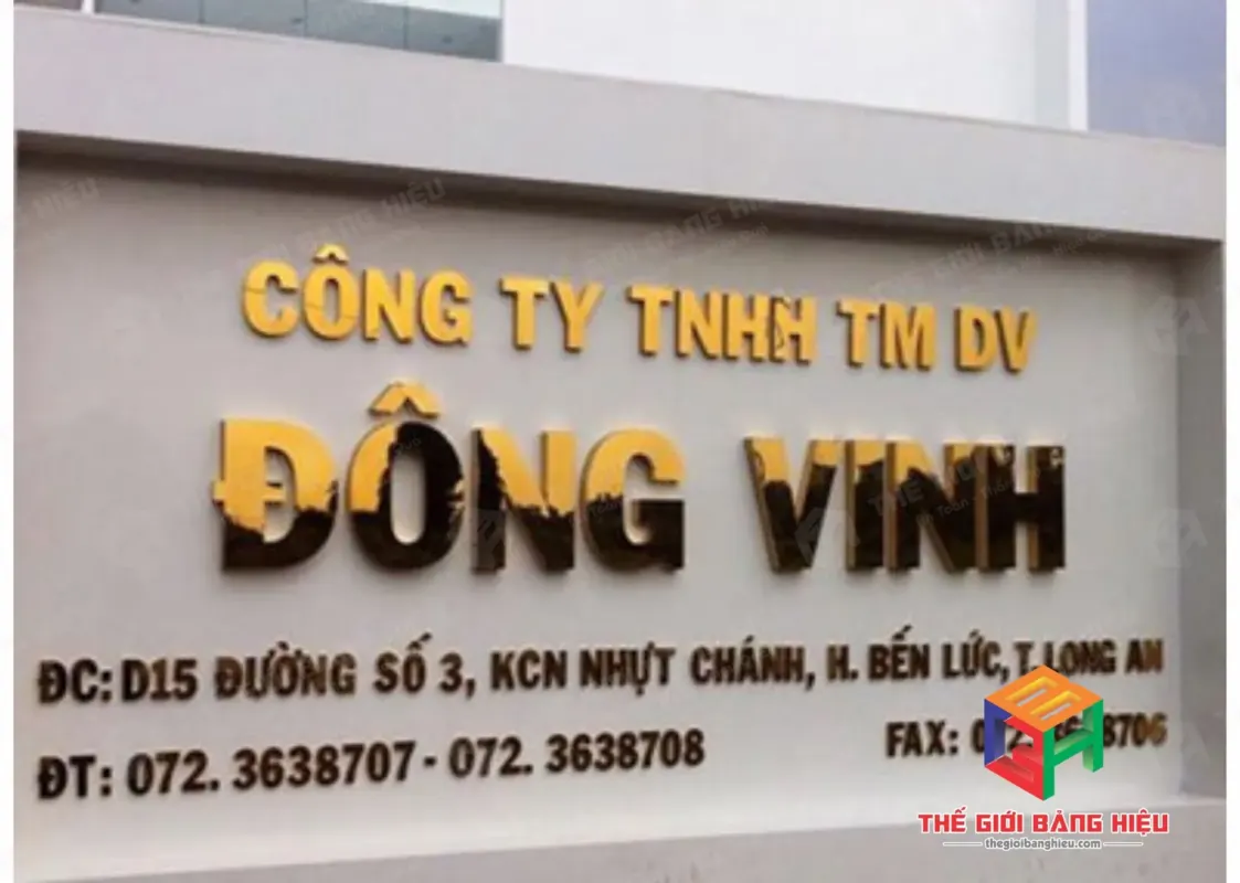 Thiết kế – thi công bảng hiệu