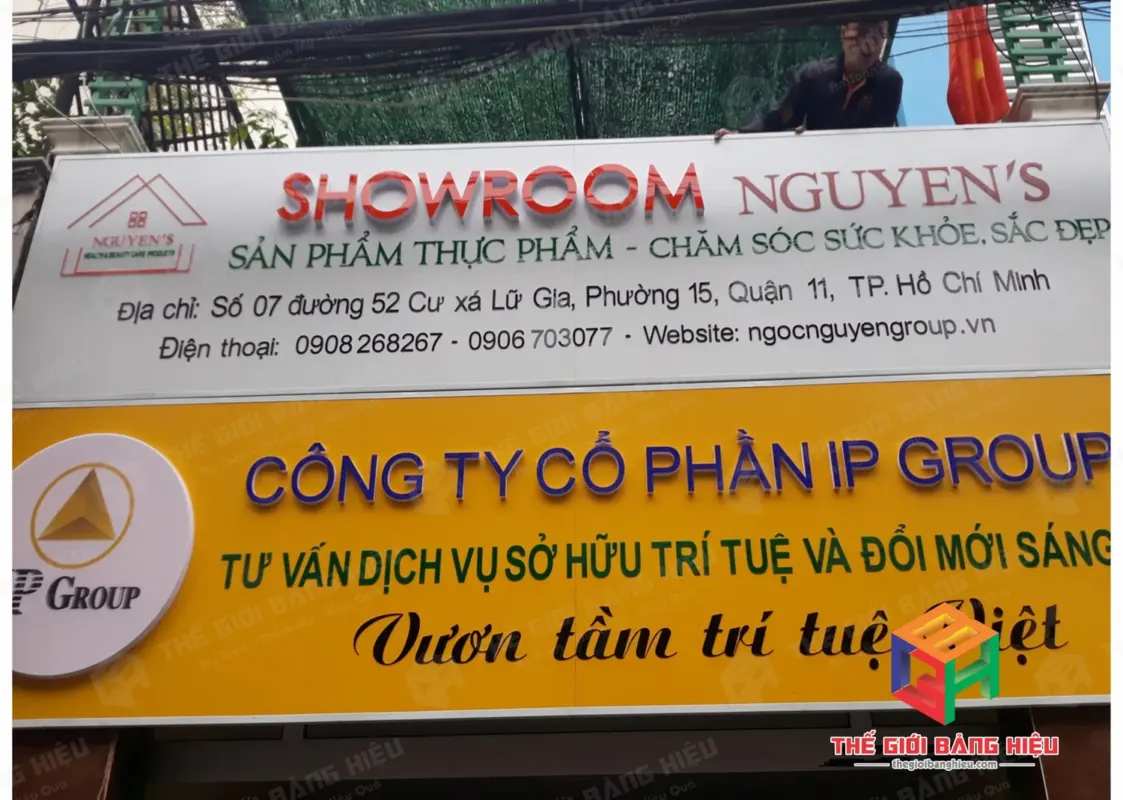 Thiết kế – thi công bảng hiệu