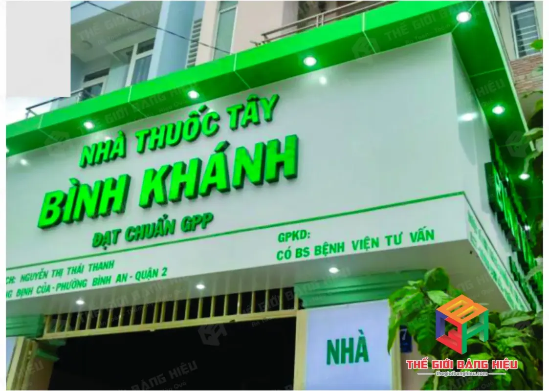 Thiết kế – thi công bảng hiệu