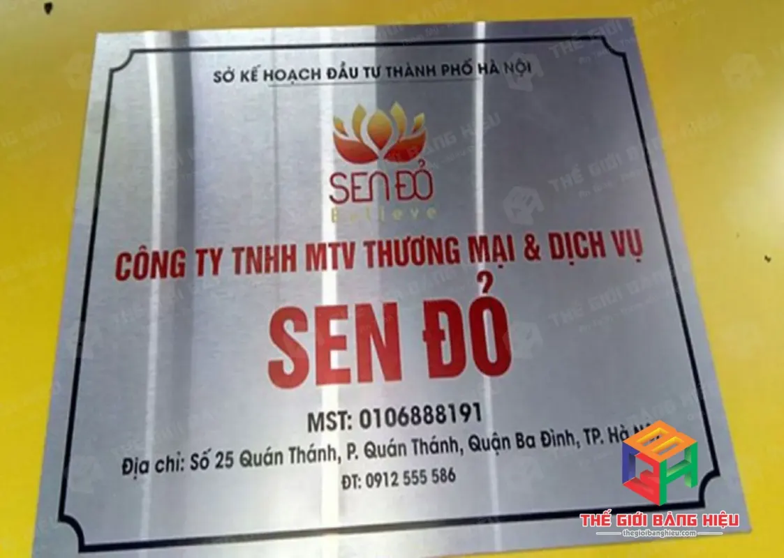 Thiết kế – thi công bảng hiệu