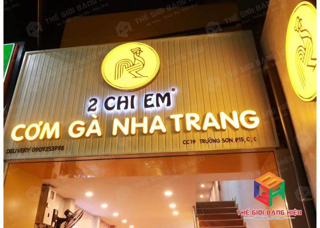 Thiết kế – thi công bảng hiệu