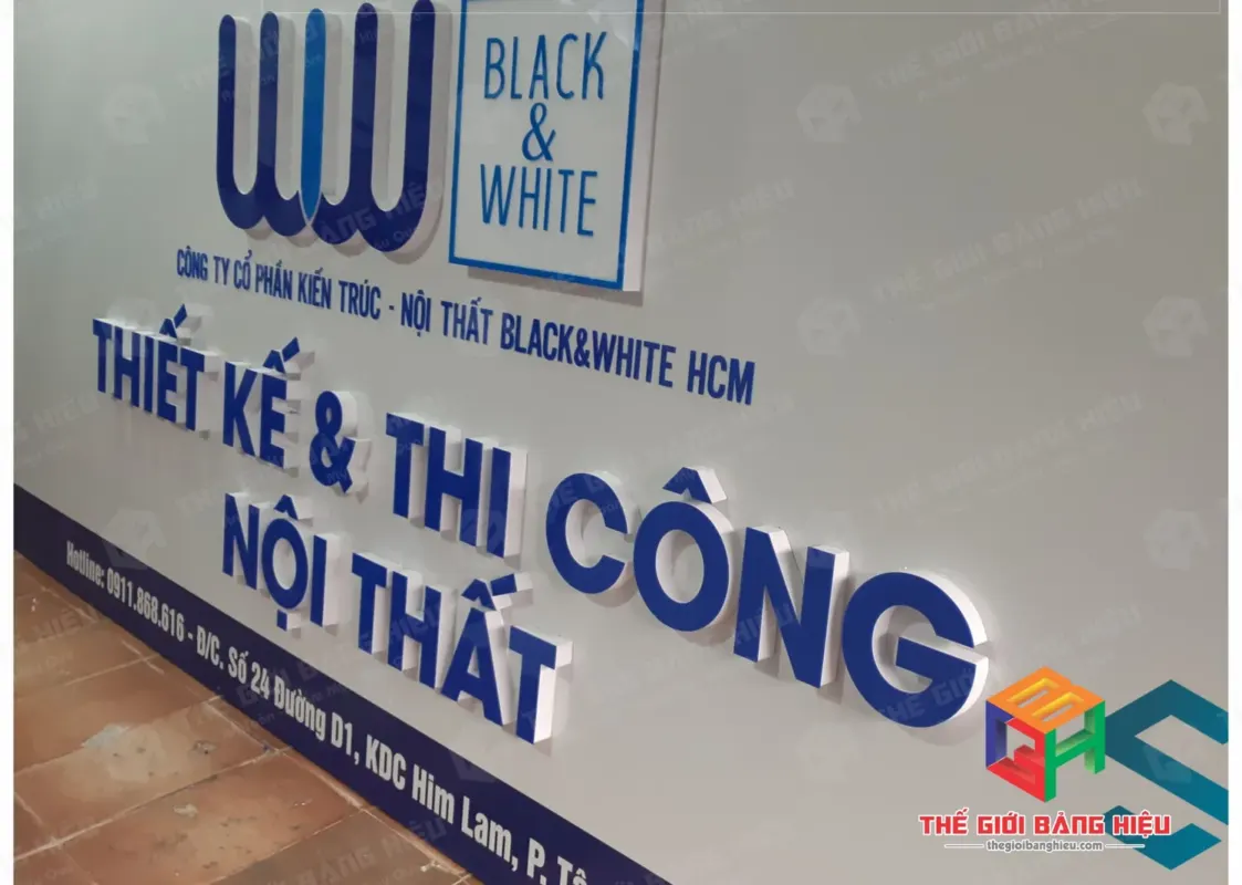 Thiết kế – thi công bảng hiệu
