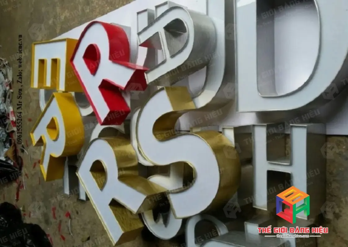 Thiết kế – thi công bảng hiệu
