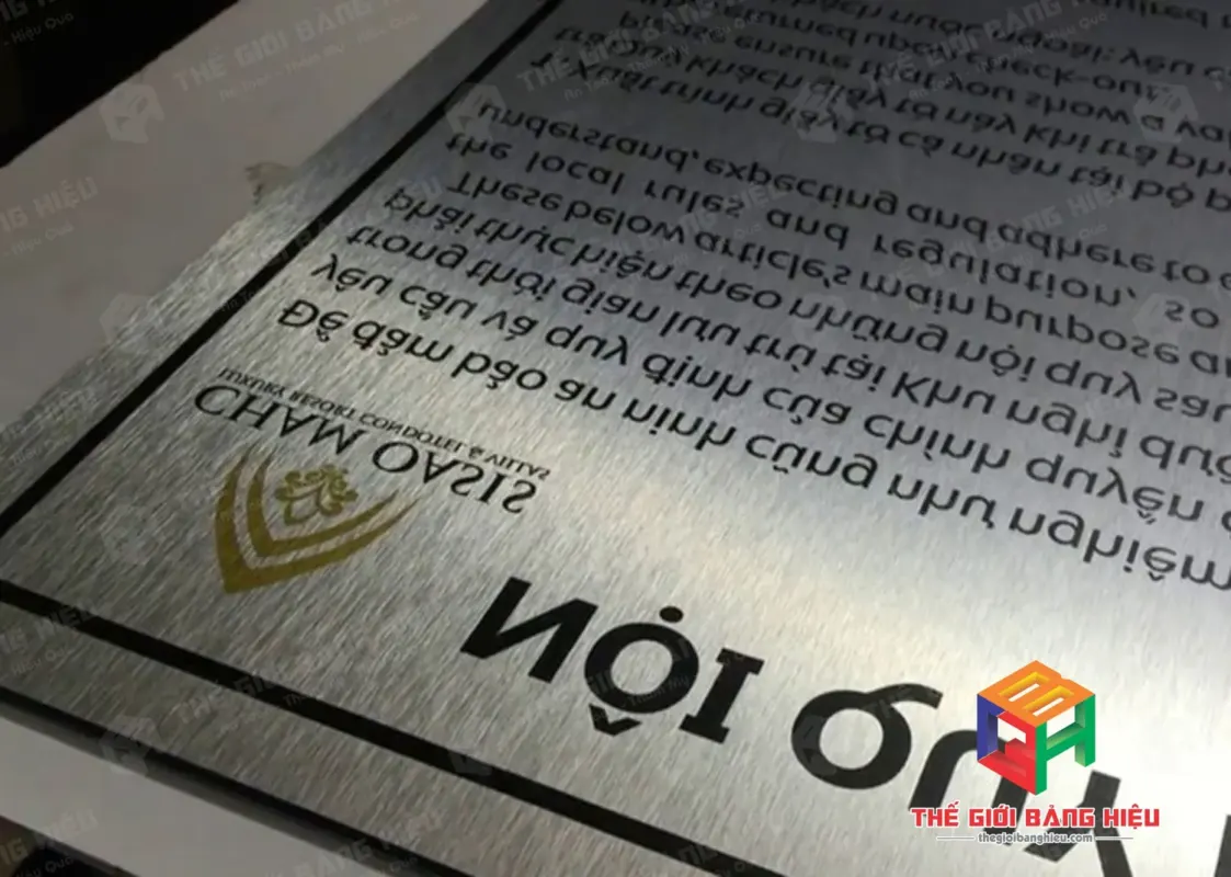 Thiết kế – thi công bảng hiệu