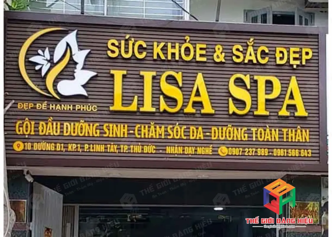 Thiết kế – thi công bảng hiệu
