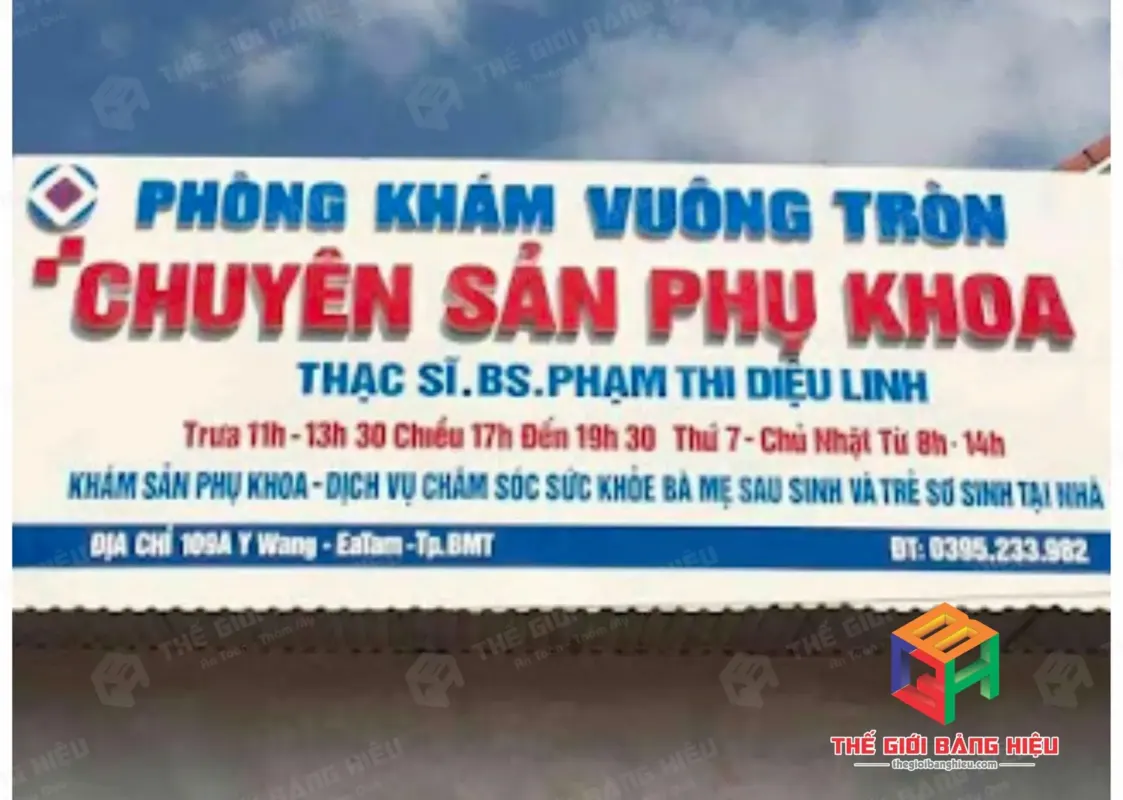 Thiết kế – thi công bảng hiệu