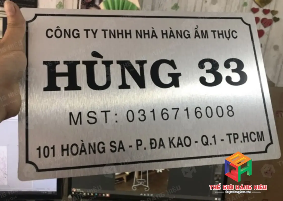 Thiết kế – thi công bảng hiệu