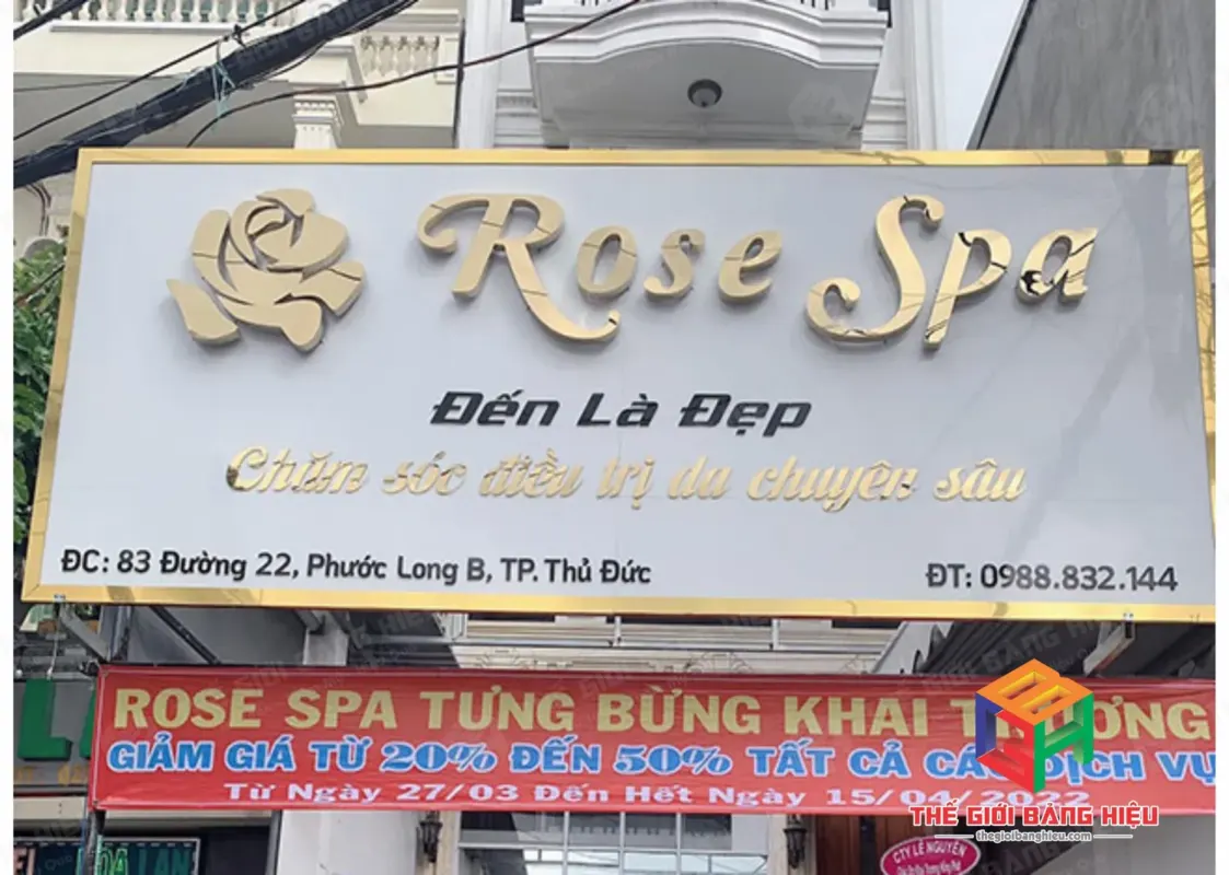 Thiết kế – thi công bảng hiệu