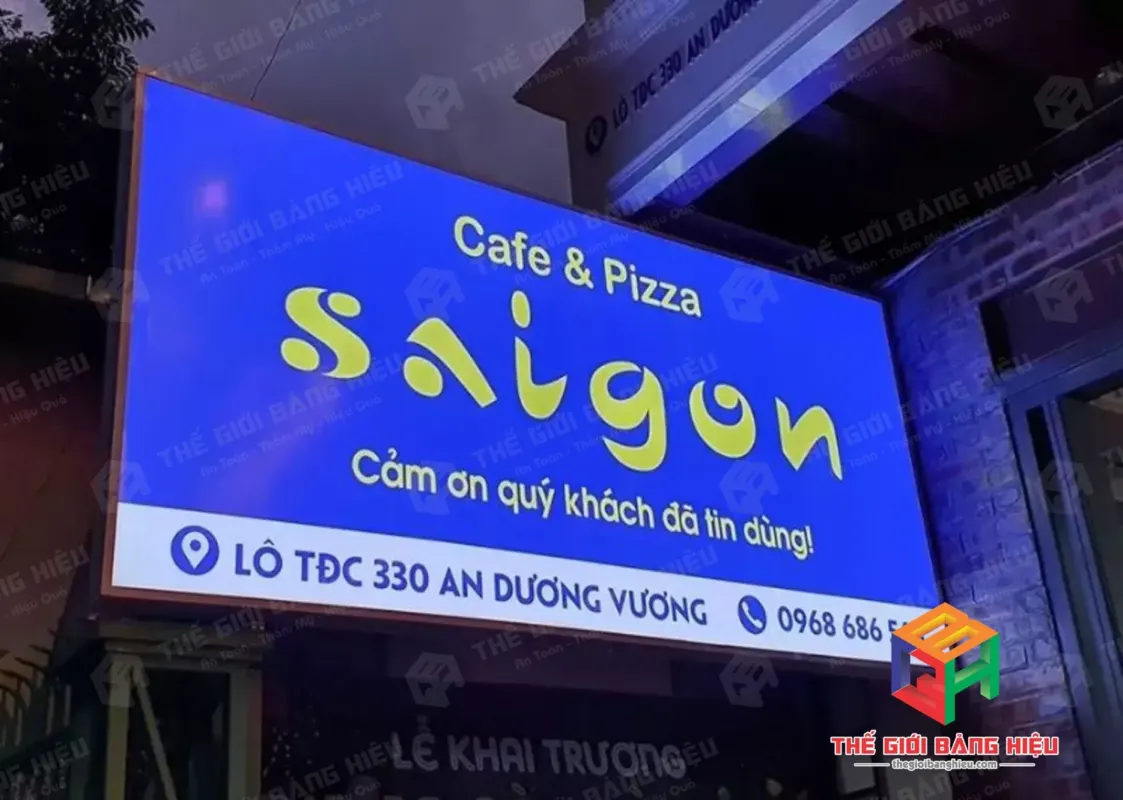 Thiết kế – thi công bảng hiệu