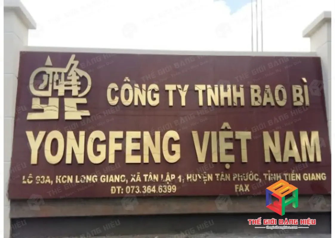 Thiết kế – thi công bảng hiệu