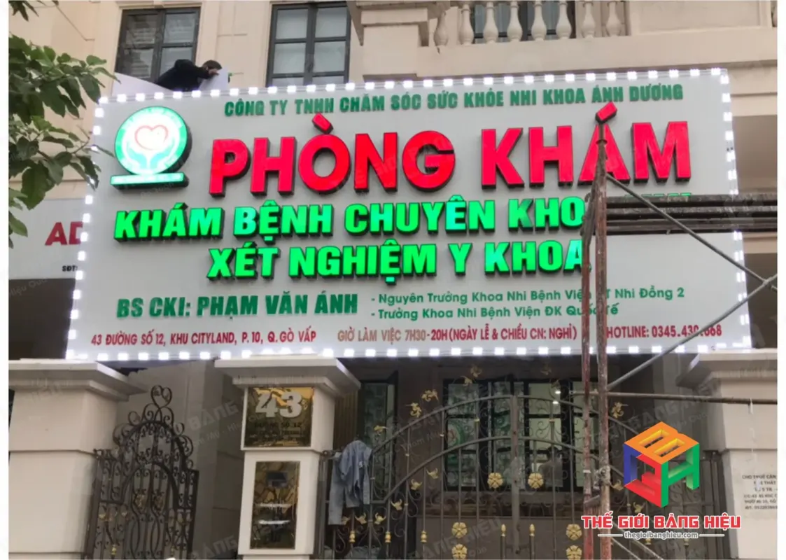 Thiết kế – thi công bảng hiệu