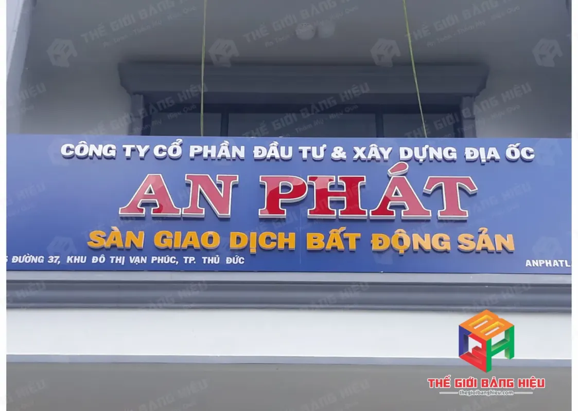 Thiết kế – thi công bảng hiệu