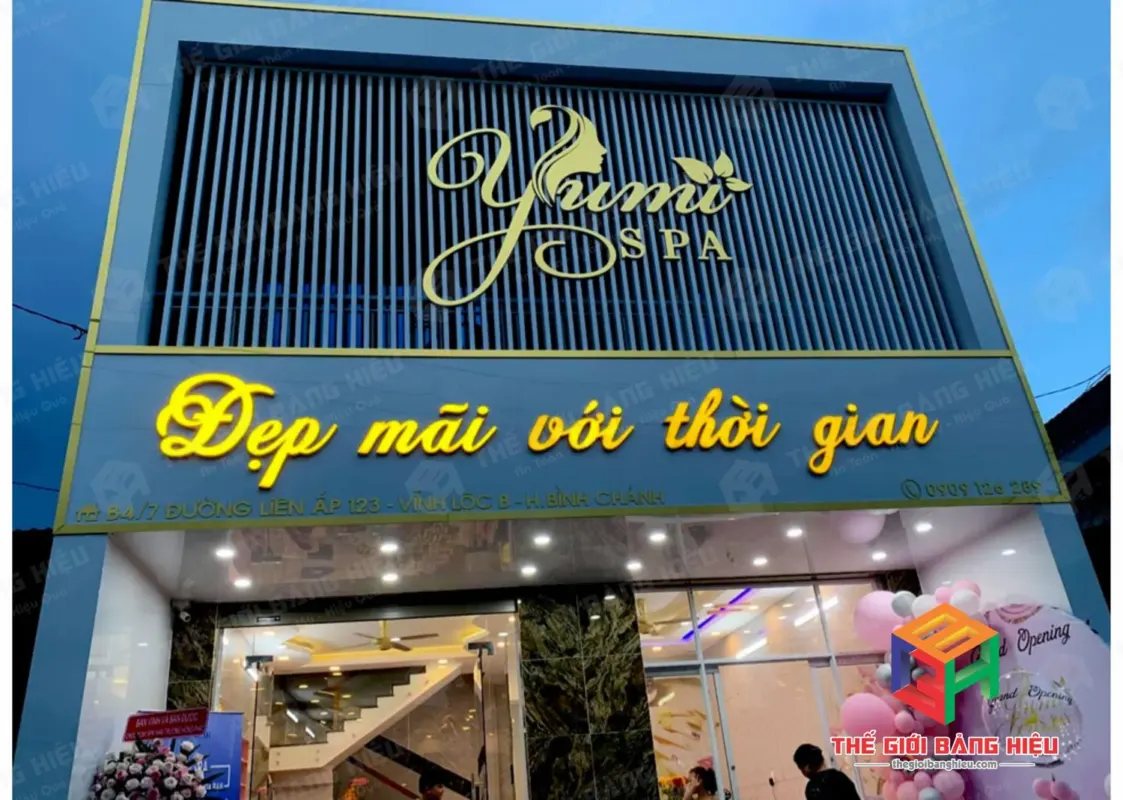 Thiết kế – thi công bảng hiệu