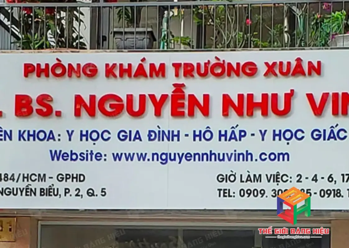 Thiết kế – thi công bảng hiệu