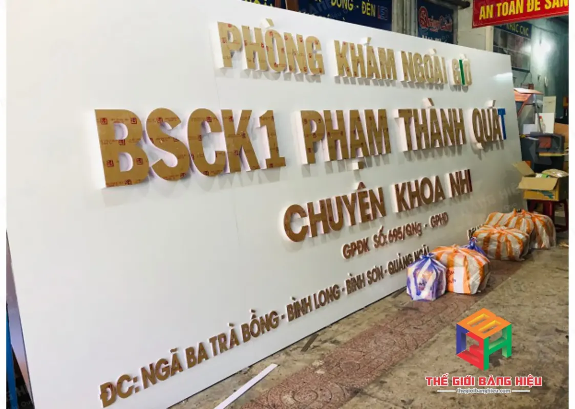 Thiết kế – thi công bảng hiệu