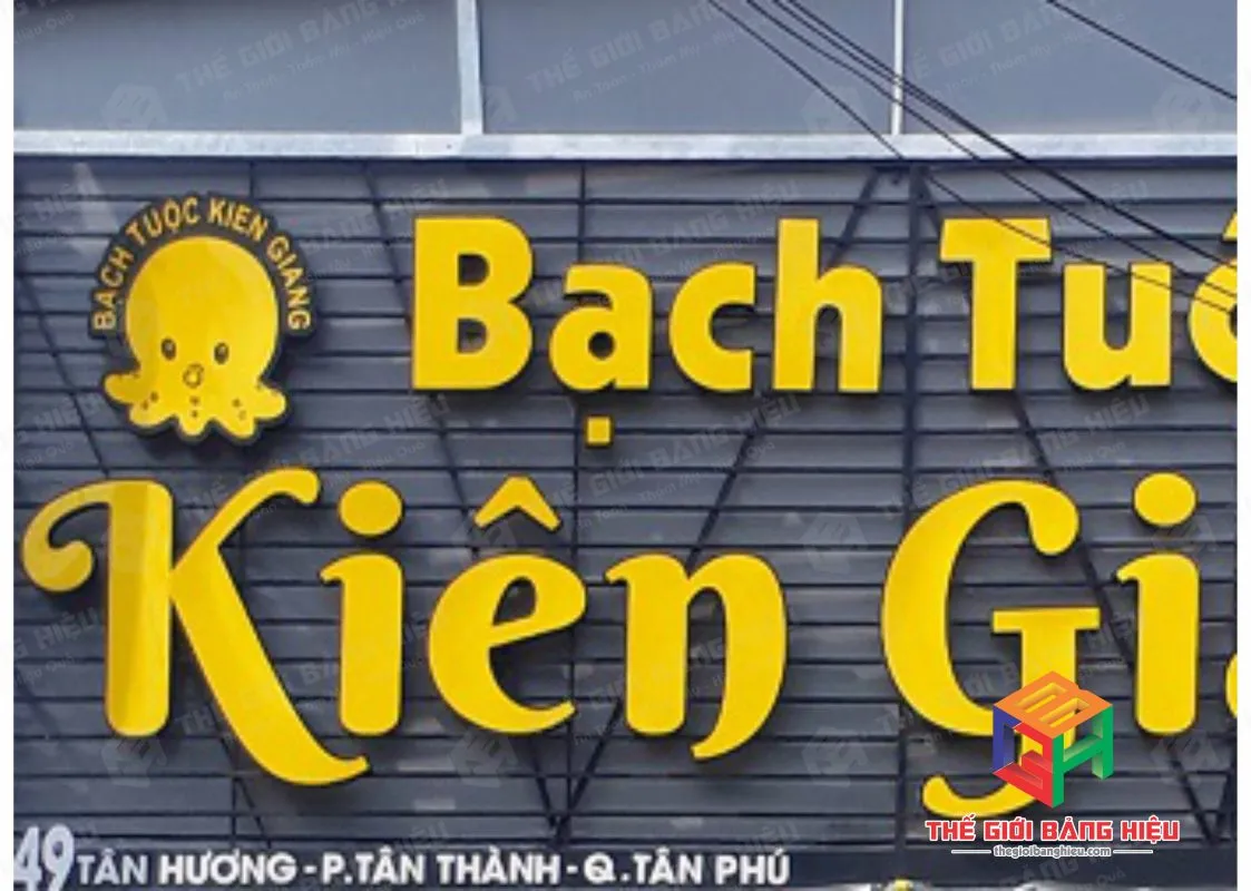 Thiết kế – thi công bảng hiệu
