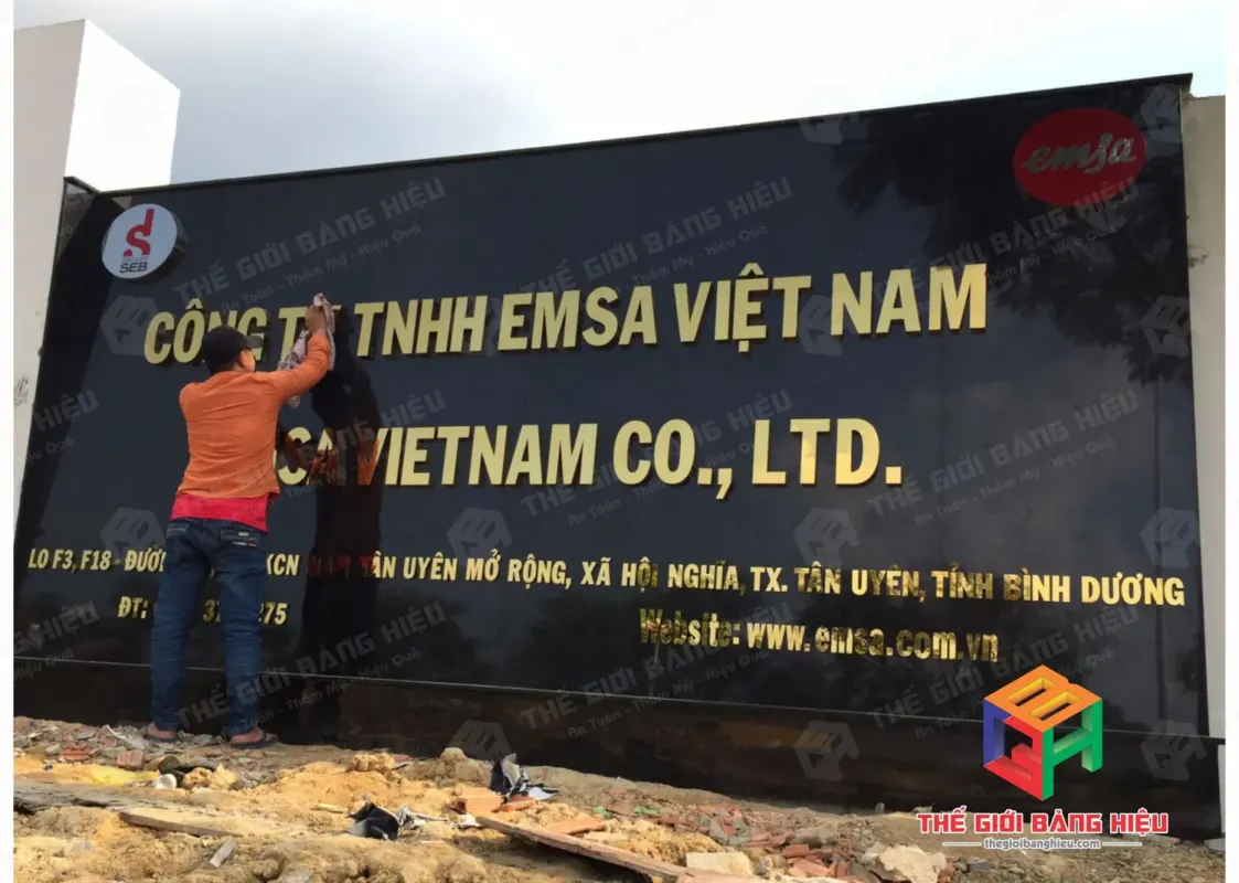 Thiết kế – thi công bảng hiệu