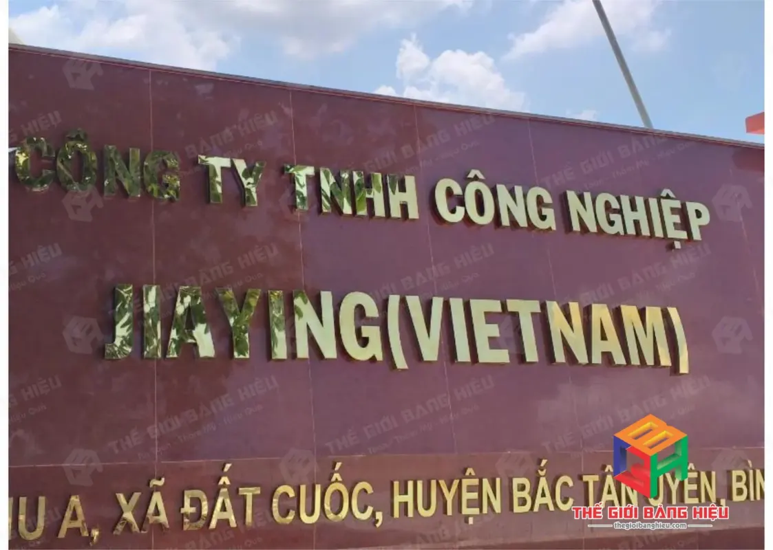 Thiết kế – thi công bảng hiệu