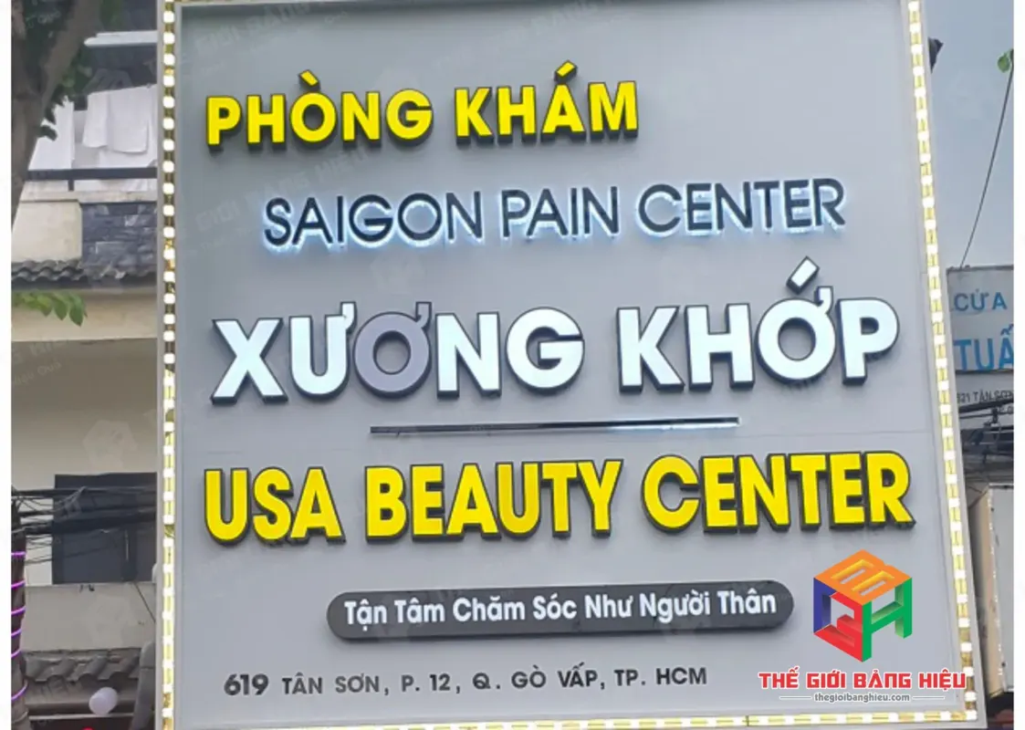 Thiết kế – thi công bảng hiệu
