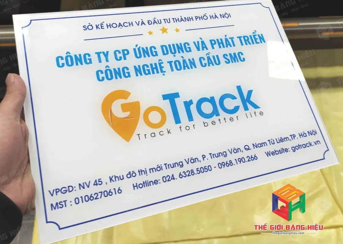 Thiết kế – thi công bảng hiệu