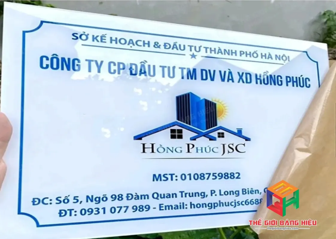 Thiết kế – thi công bảng hiệu